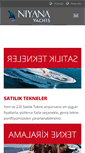 Mobile Screenshot of niyanayachts.com